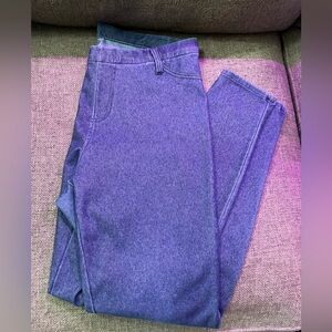 Pull on stretchy jeans/jeggings Size L